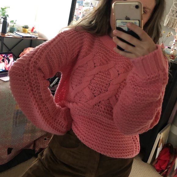 Banana Republic pink wool blend sweater - Picture 4 of 7